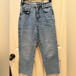 Zara High Rise Women Jeans - Light Blue